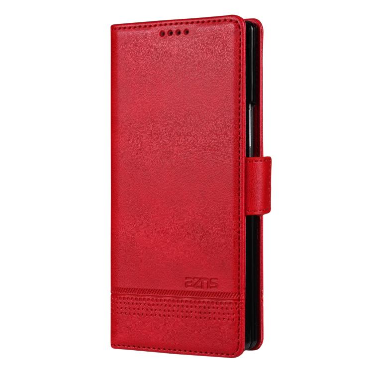 AZNS Magnetic Calf Texture Flip Leather Phone Case
