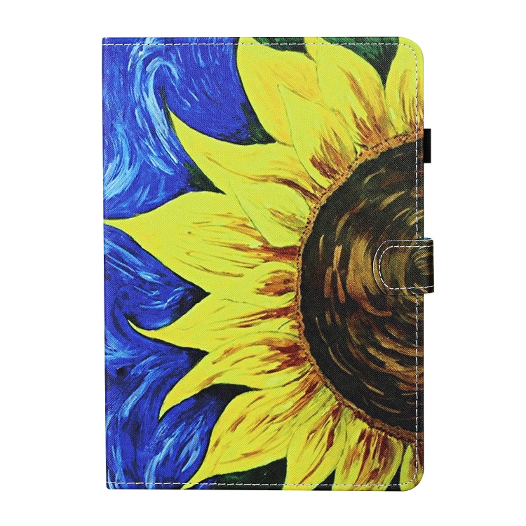 Colored Drawing Stitching Horizontal Flip Leather Case, with Holder & Card Slots & Sleep / Wake-up Function