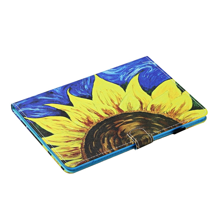 Colored Drawing Stitching Horizontal Flip Leather Case, with Holder & Card Slots & Sleep / Wake-up Function