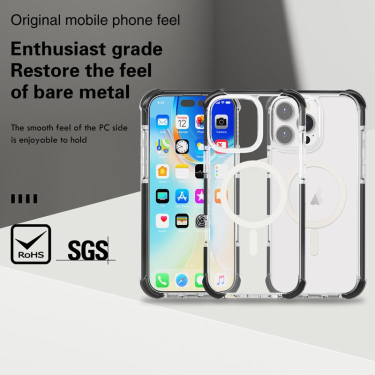 Acrylic Magsafe Magnetic Shockproof Phone Case, For iPhone 15 Pro, For iPhone 15 Plus