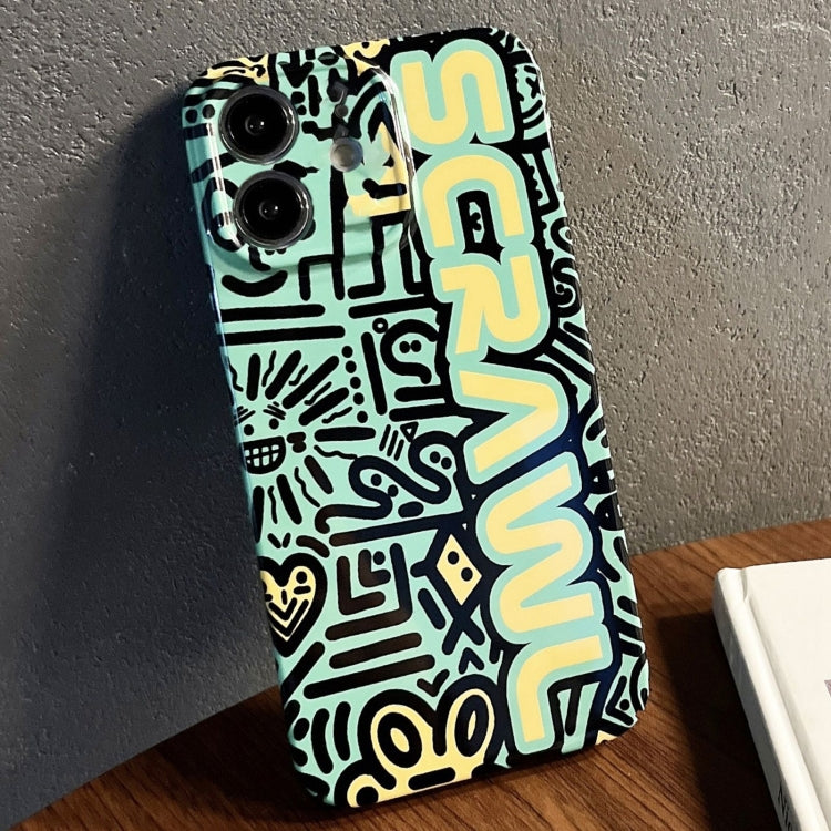 Painted Pattern Precise Hole PC Phone Case, For iPhone 11