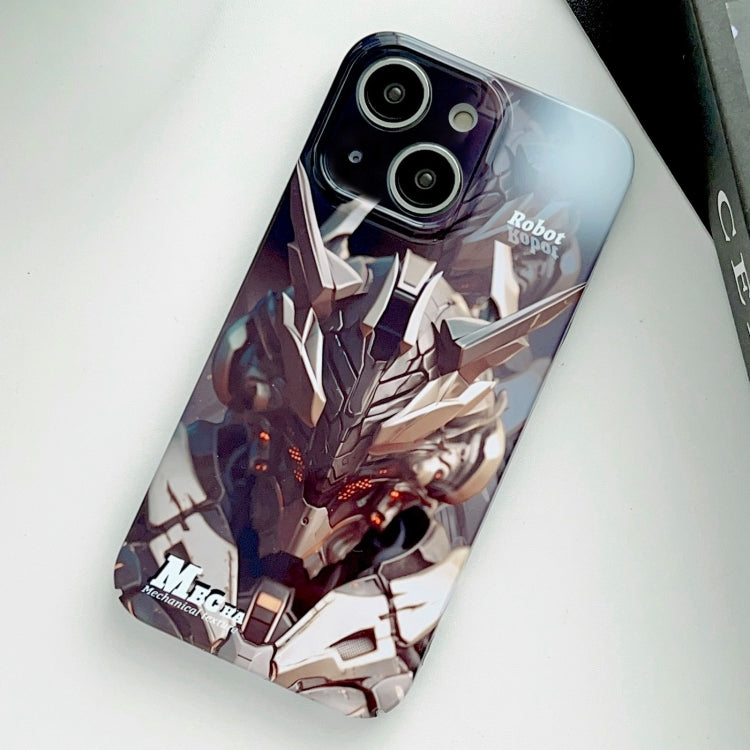 Painted Pattern Precise Hole PC Phone Case, For iPhone 15