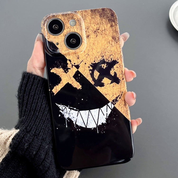 Painted Pattern Precise Hole PC Phone Case, For iPhone 15 Plus