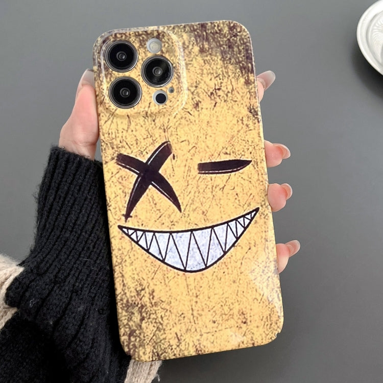 Painted Pattern Precise Hole PC Phone Case, For iPhone 15 Pro Max