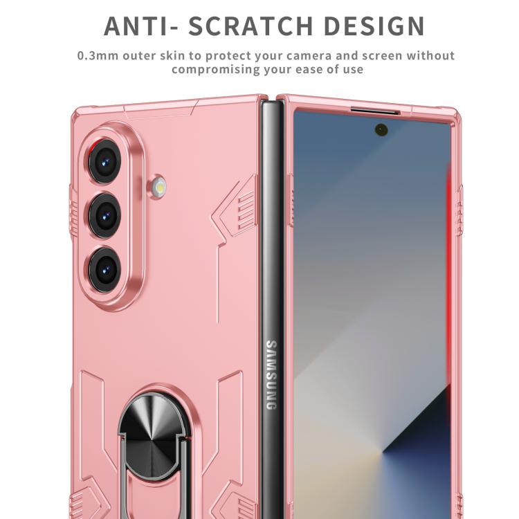 Matte UV Armor Ring Shockproof Phone Case