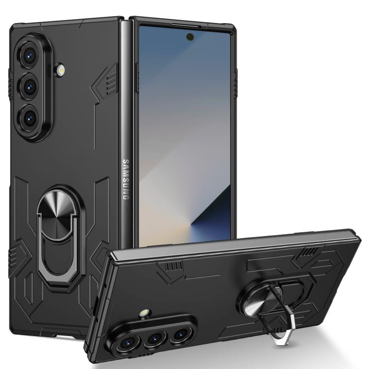Matte UV Armor Ring Shockproof Phone Case