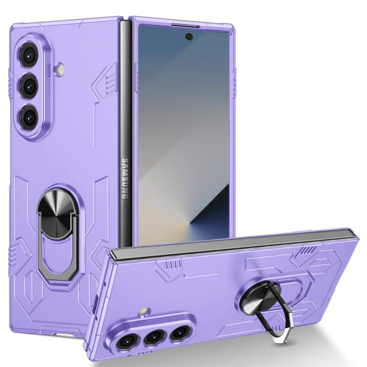 Matte UV Armor Ring Shockproof Phone Case