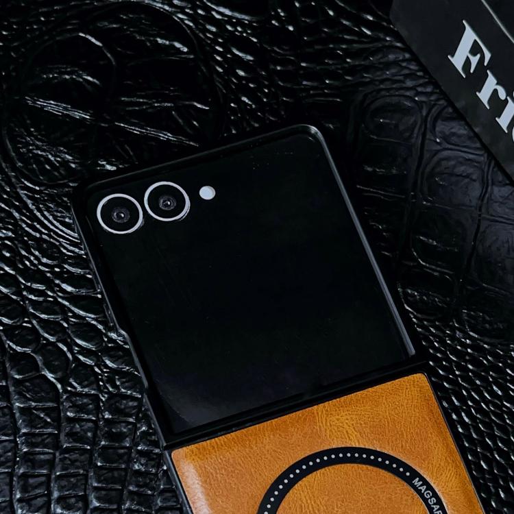 Crazy Horse Texture Magnetic Magsafe PU Phone Case