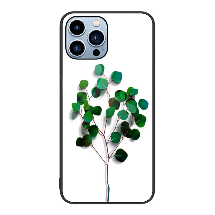 Colorful Painted Glass Phone Case, For iPhone 15 Pro Max