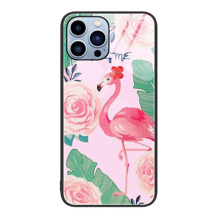 Colorful Painted Glass Phone Case, For iPhone 15 Pro Max