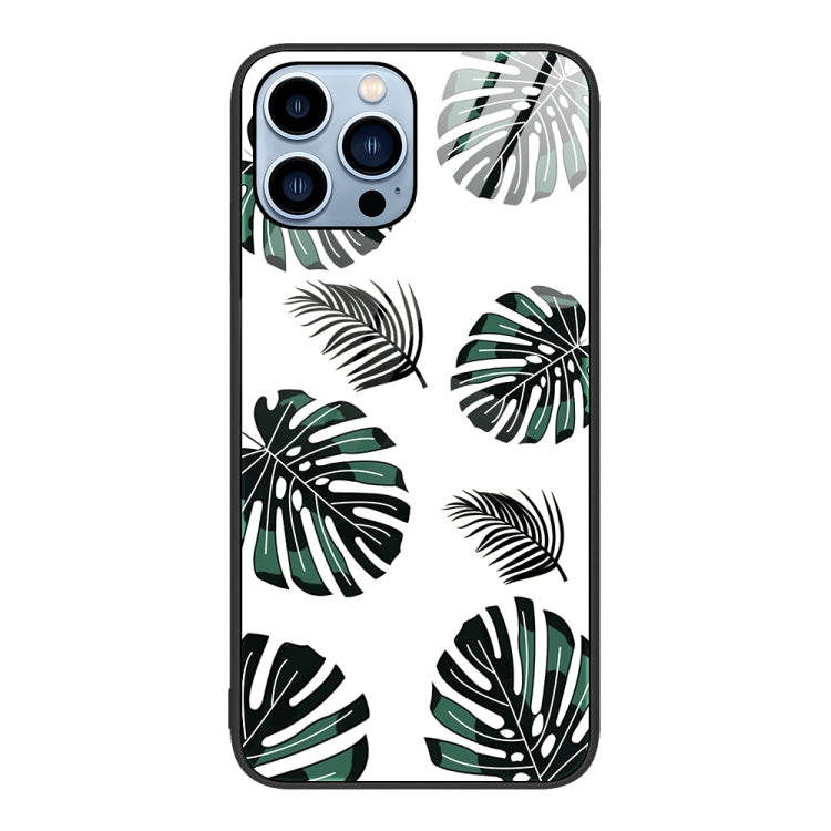 Colorful Painted Glass Phone Case, For iPhone 15 Pro Max