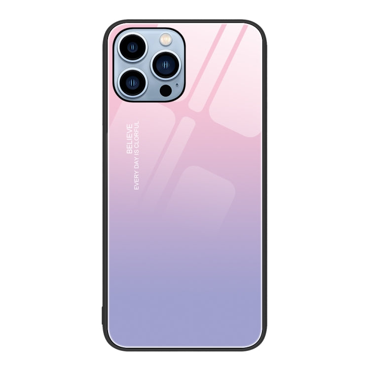 Colorful Painted Glass Phone Case, For iPhone 15 Pro