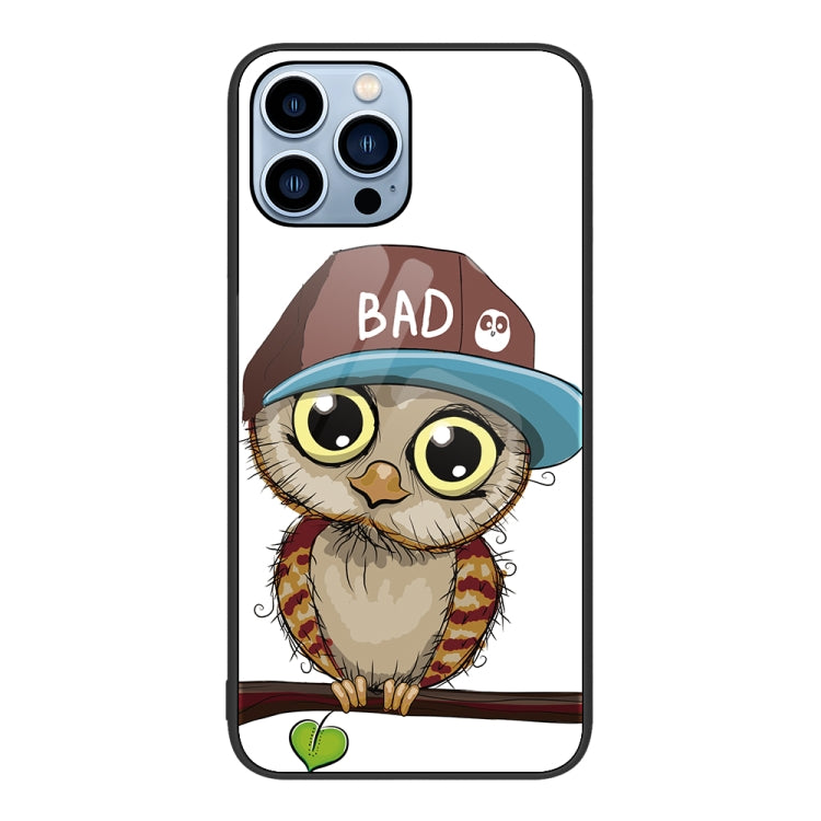 Colorful Painted Glass Phone Case, For iPhone 15 Pro