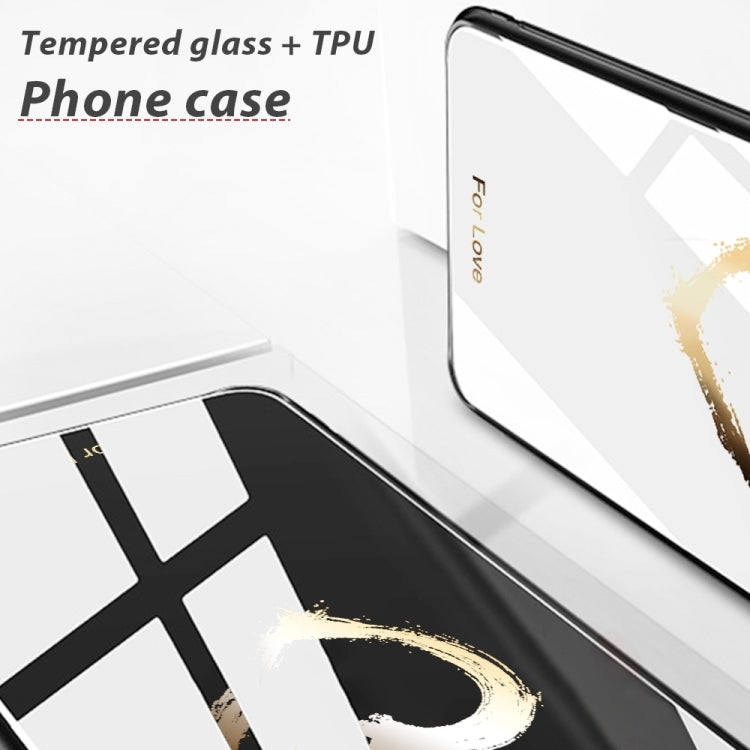 Colorful Painted Glass Phone Case, For iPhone 15 Pro Max