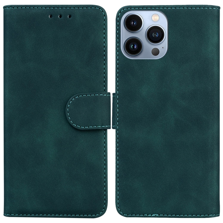 Skin Feel Pure Color Flip Leather Phone Case