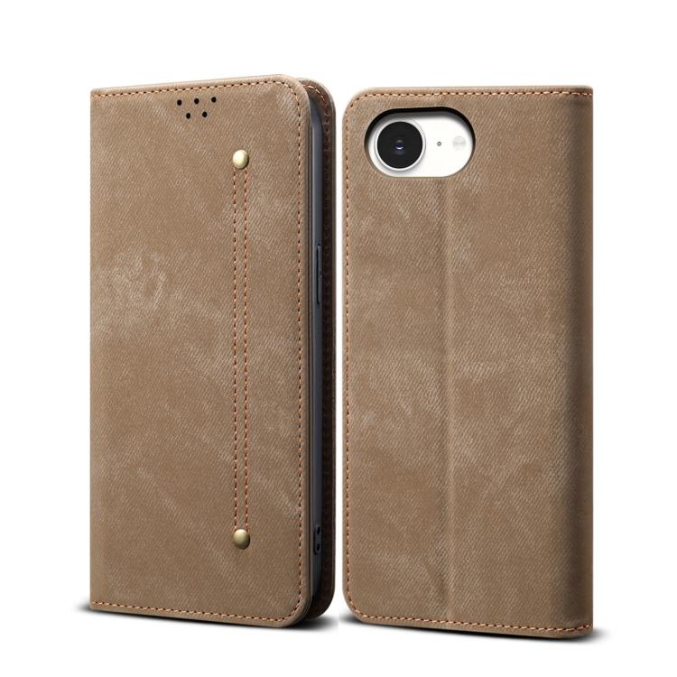 Denim Texture Casual Style Horizontal Flip Leather Case, For iPhone 16e, For iPhone 16 Pro Max, For iPhone 16 Pro, For iPhone 16 Plus, For iPhone 16, For iPhone 15 Pro Max