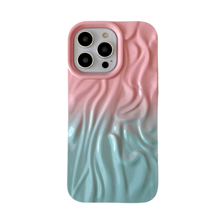 Wrinkle Gradient Oily Feel TPU Phone Case, For iPhone 15, For iPhone 14, For iPhone 14 Pro, For iPhone 14 Pro Max