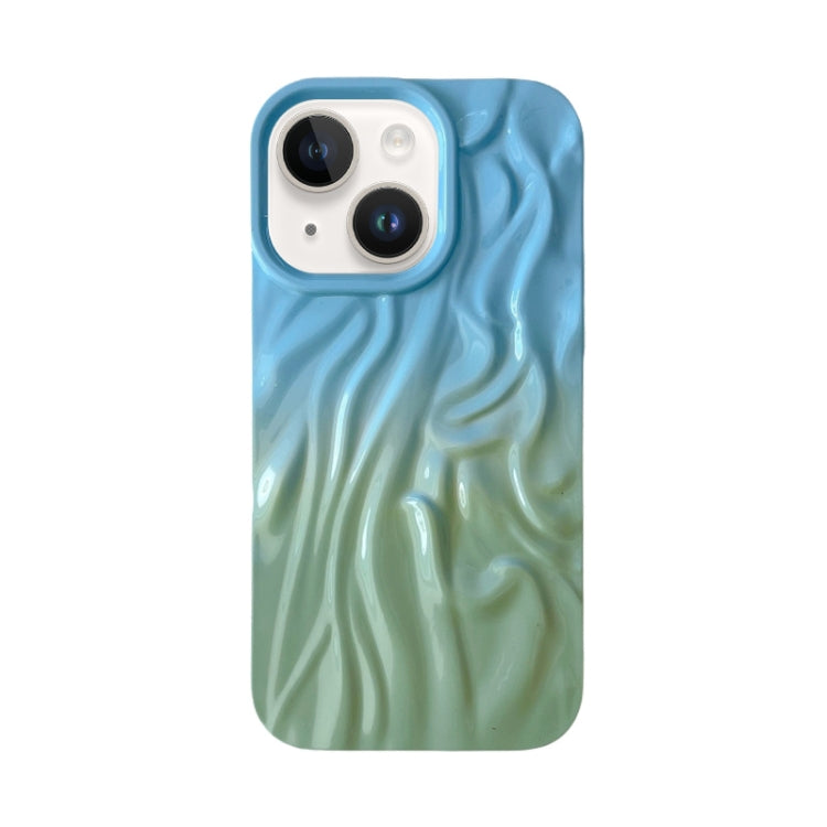 Wrinkle Gradient Oily Feel TPU Phone Case, For iPhone 15, For iPhone 14, For iPhone 14 Pro, For iPhone 14 Pro Max