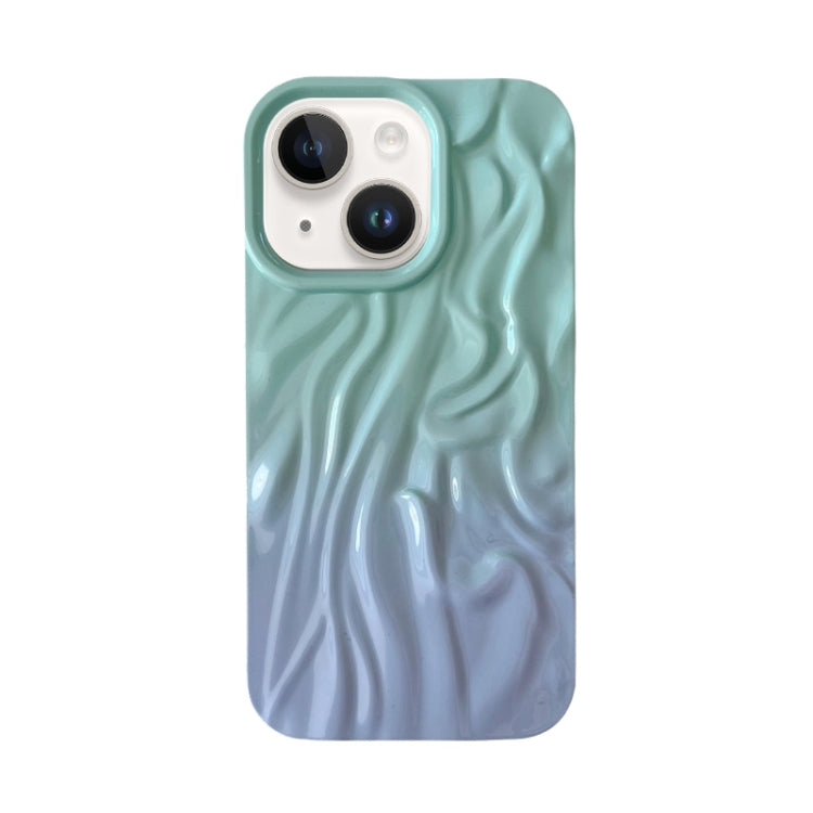 Wrinkle Gradient Oily Feel TPU Phone Case, For iPhone 15, For iPhone 14, For iPhone 14 Pro, For iPhone 14 Pro Max