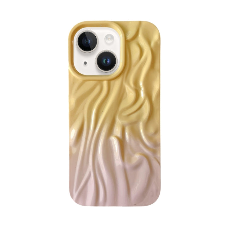 Wrinkle Gradient Oily Feel TPU Phone Case, For iPhone 15, For iPhone 14, For iPhone 14 Pro, For iPhone 14 Pro Max