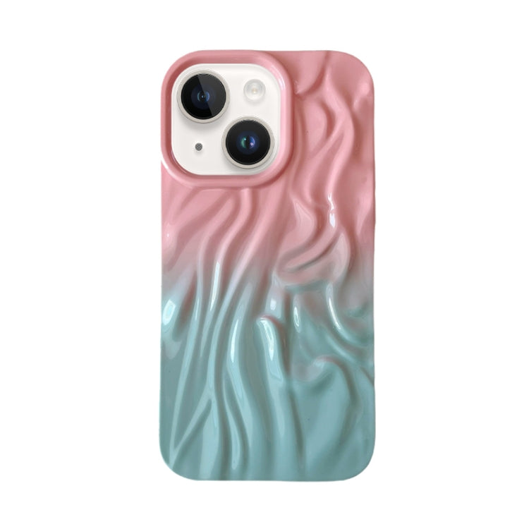 Wrinkle Gradient Oily Feel TPU Phone Case, For iPhone 15, For iPhone 14, For iPhone 14 Pro, For iPhone 14 Pro Max