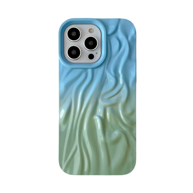 Wrinkle Gradient Oily Feel TPU Phone Case, For iPhone 12 Pro