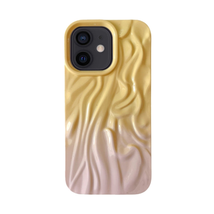 Wrinkle Gradient Oily Feel TPU Phone Case, For iPhone 13 Pro Max, For iPhone 13 Pro, For iPhone 13, For iPhone 12, For iPhone 12 Pro Max
