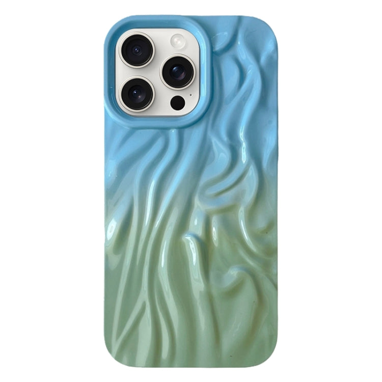 Wrinkle Gradient Oily Feel TPU Phone Case, For iPhone 16 Plus, For iPhone 16, For iPhone 15 Pro Max, For iPhone 15 Pro, For iPhone 15 Plus