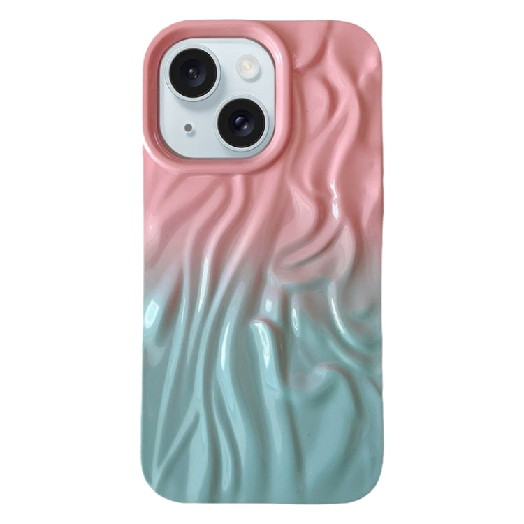 Wrinkle Gradient Oily Feel TPU Phone Case, For iPhone 15, For iPhone 14, For iPhone 14 Pro, For iPhone 14 Pro Max