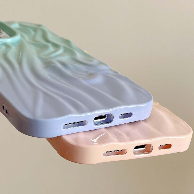 Wrinkle Gradient Oily Feel TPU Phone Case, For iPhone 15, For iPhone 14, For iPhone 14 Pro, For iPhone 14 Pro Max
