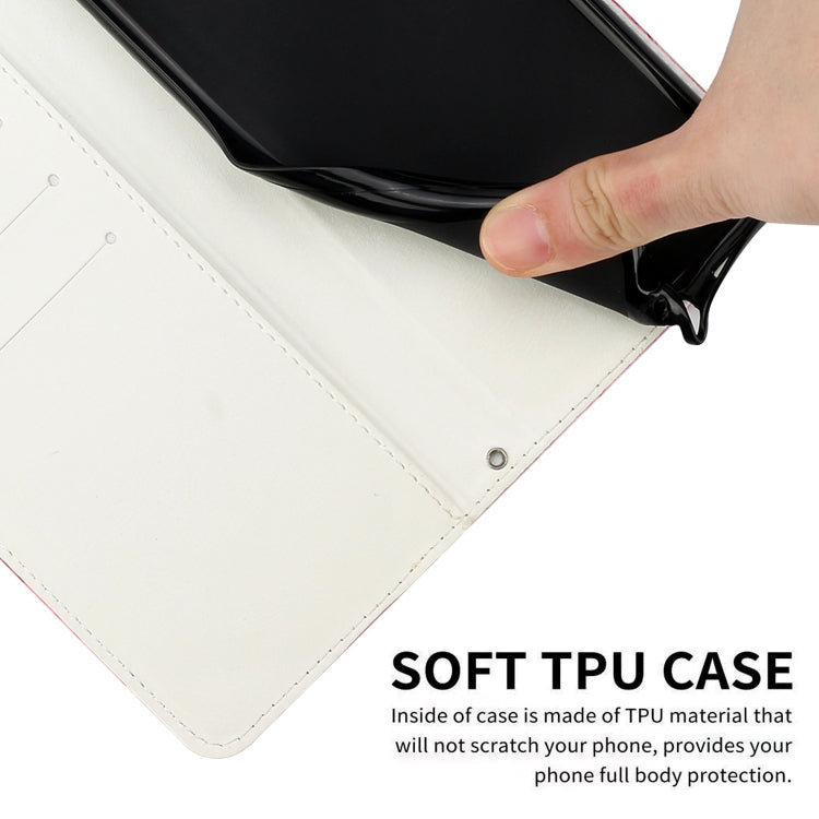 Painted Marble Pattern Leather Phone Case
