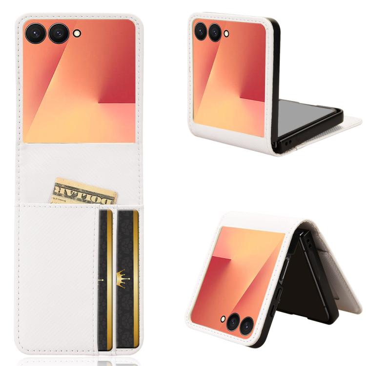 Card Slot PU Leather PC Phone Case