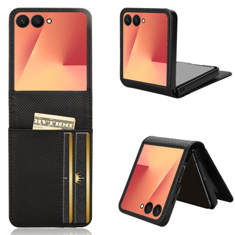 Card Slot PU Leather PC Phone Case