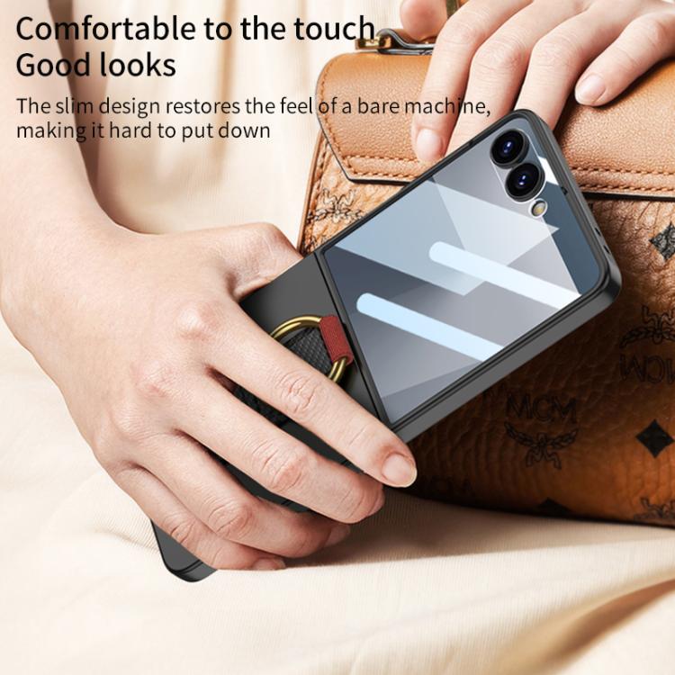 GKK Integrated Ultrathin Shockproof Phone Case with Ring Wrist Strap