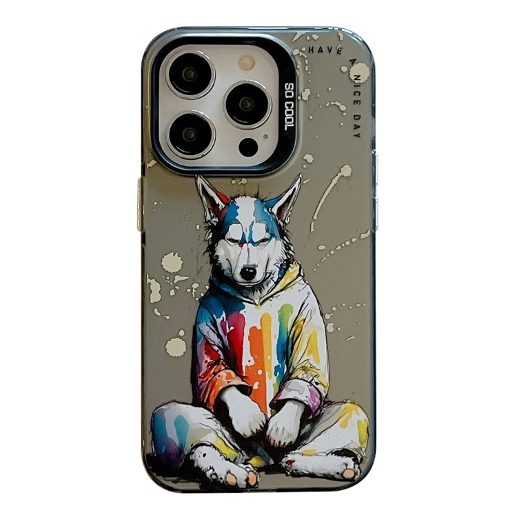 Animal Pattern Oil Painting Series PC + TPU Phone Case