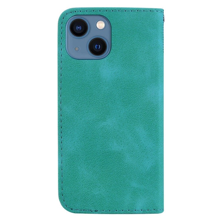 Seven-shaped Embossed Leather Phone Case
