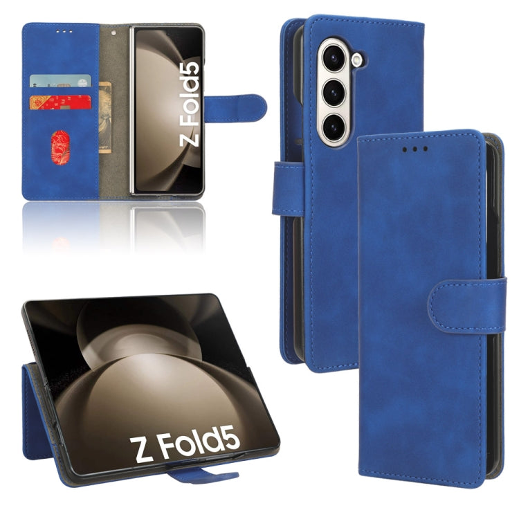 Skin Feel Magnetic Flip Leather Phone Case
