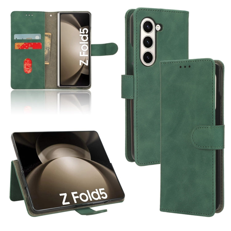 Skin Feel Magnetic Flip Leather Phone Case