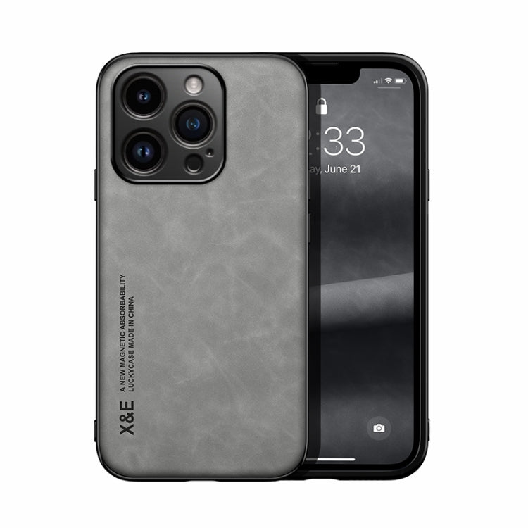 Skin Feel Magnetic Leather Back Phone Case, For iPhone 16e, For iPhone 16 Pro Max, For iPhone 16 Pro, For iPhone 15 Pro Max, iPhone 15 Pro, For iPhone 15 Plus