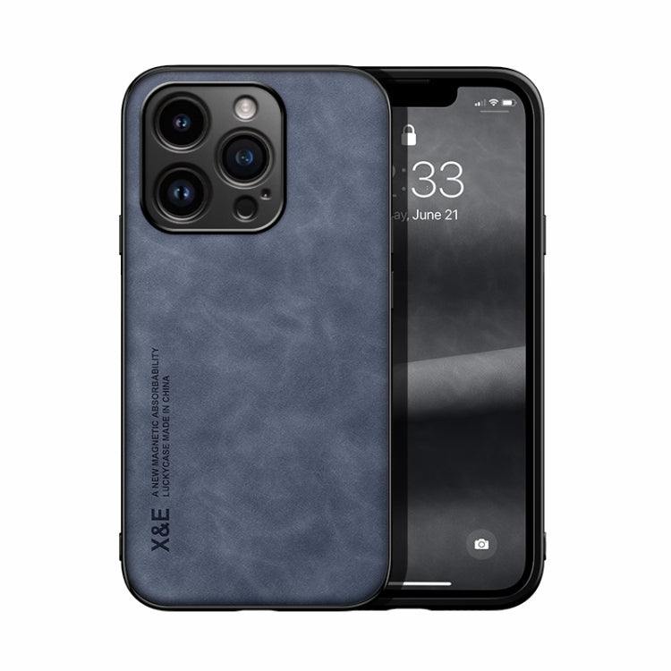 Skin Feel Magnetic Leather Back Phone Case, For iPhone 16e, For iPhone 16 Pro Max, For iPhone 16 Pro, For iPhone 15 Pro Max, iPhone 15 Pro, For iPhone 15 Plus