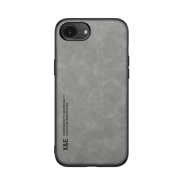 Skin Feel Magnetic Leather Back Phone Case, For iPhone 16e, For iPhone 16 Pro Max, For iPhone 16 Pro, For iPhone 15 Pro Max, iPhone 15 Pro, For iPhone 15 Plus