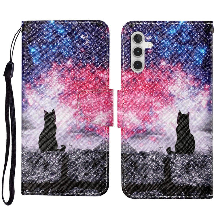 3D Colored Drawing Flip Leather Phone Case