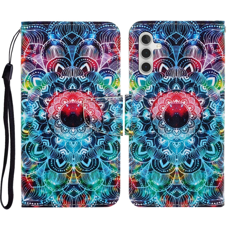 3D Colored Drawing Flip Leather Phone Case