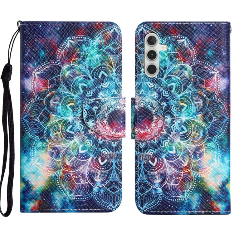 3D Colored Drawing Flip Leather Phone Case