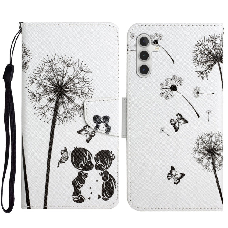 3D Colored Drawing Flip Leather Phone Case
