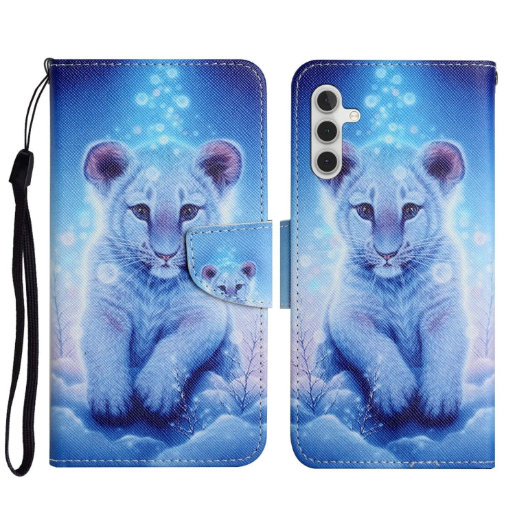 3D Colored Drawing Flip Leather Phone Case