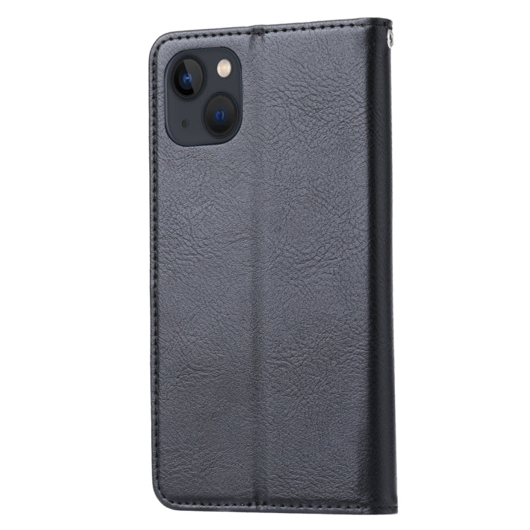 Knead Skin Texture Flip Leather Phone Case, For iPhone 15 Plus, For iPhone 15