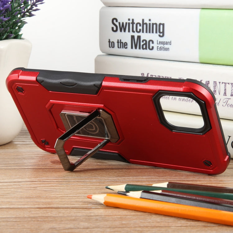 Non-slip Shockproof Armor Phone Case with Ring Holder, For iPhone 15 Plus, For iPhone 15