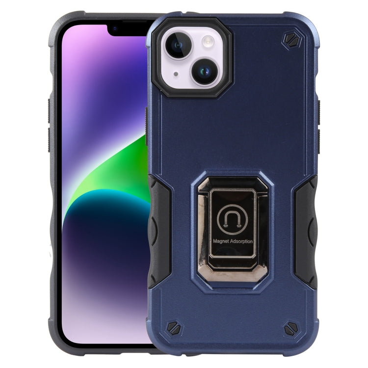 Non-slip Shockproof Armor Phone Case with Ring Holder, For iPhone 15 Plus, For iPhone 15
