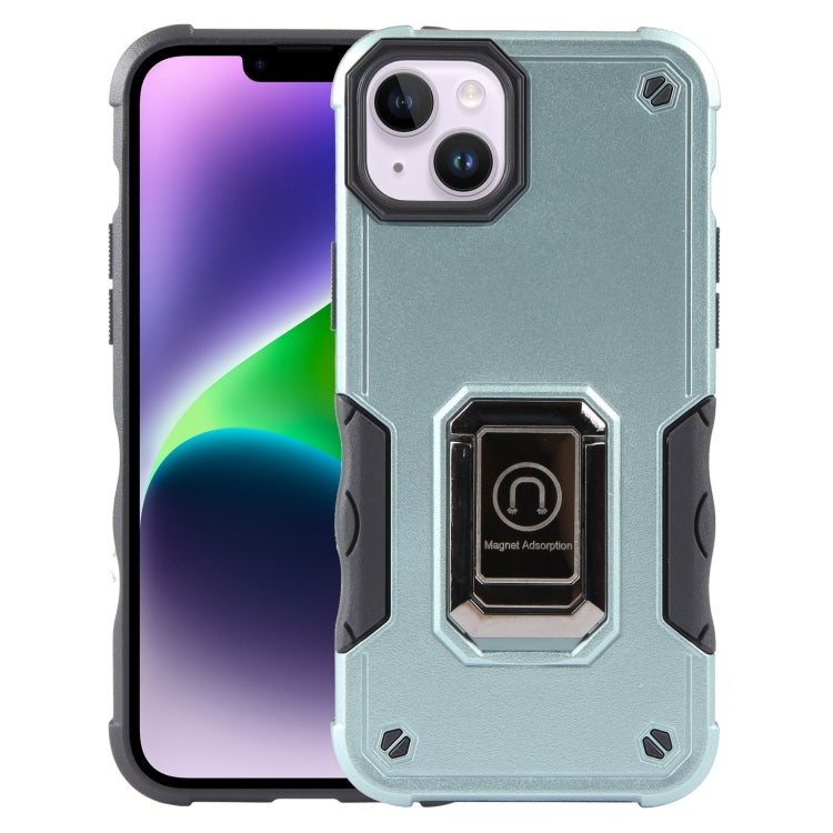 Non-slip Shockproof Armor Phone Case with Ring Holder, For iPhone 15 Plus, For iPhone 15